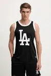Tričko 47 brand MLB LA Dodgers černá barva, BB012PMAREX657808JK