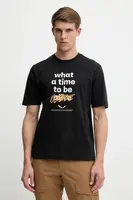 Tričko Salewa Eagle Outside pánské, černá barva, s potiskem, 00.0000029108