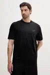 Bavlněné tričko Armani Exchange pánské, černá barva, s potiskem, XM000575 AF10364