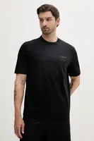 Bavlněné tričko Armani Exchange pánské, černá barva, s potiskem, XM000575 AF10364