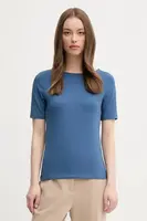 Tričko United Colors of Benetton dámské, modrá barva, 3FJHD109K