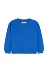 Mikina Pangaia KIDS' 365 MIDWEIGHT SWEATSHIRT modrá barva, 10000279