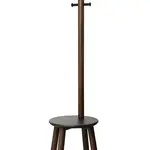 Věšák na svrchní oděvy Umbra Pillar Stool and Coat Rack hnědá barva