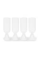 Sada sklenic na šampaňské Pols Potten Rooftop 220 ml 4-pack průhledná barva