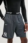Tréninkové šortky Nike New York Yankees pánské, šedá barva, 015E-11L5-NK-HVB