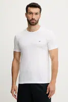 Bavlněné lounge tričko Emporio Armani Underwear 2-pack pánské, bílá barva, EM000391 AF10800