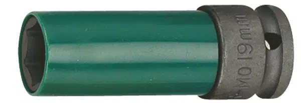 Nástrčná hlavice 1/2" s krytkou na ALU, pro rázové utahováky, 22 mm - JONNESWAY S18A4122 Velikost: 21 mm