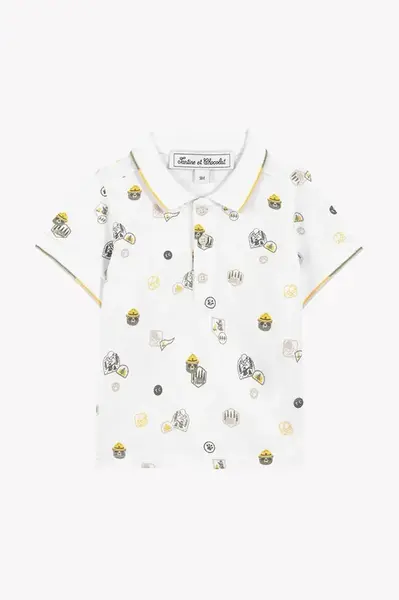 Dětská bavlněná polokošile Tartine et Chocolat