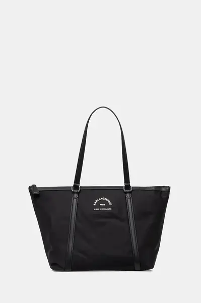 Kabelka Karl Lagerfeld černá barva, A2W30080