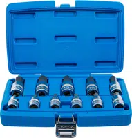 BGS technic Zástrčné hlavice Imbus 1/2", palcové 7/32"-3/4", sada 11 dílů - BGS 5053