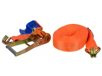 GEKO Upínací pás s ráčnou a háky 5 tun, 16 m, 50 mm Délka: 12 m