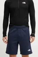 Kraťasy The North Face Reaxion pánské, tmavomodrá barva, melanžové, NF0A8BET8Q01