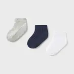 Dětské ponožky Mayoral 3-pack šedá barva, 10869