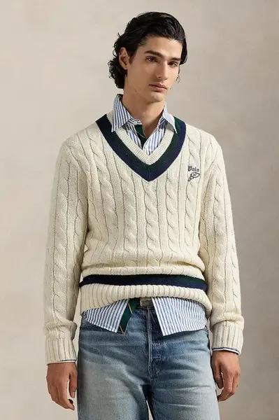 Svetr s příměsí kašmíru Polo Ralph Lauren