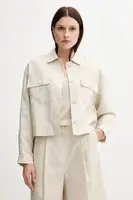 Bunda se lněnou směsí United Colors of Benetton