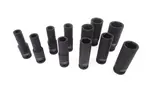 Nástrčné hlavice úderové, prodloužené, 1/2", 6-hranné, velikosti 8-36 mm - JONNESWAY