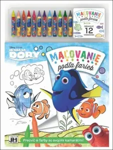 Maľovanie podľa farieb Hľadá sa Dory