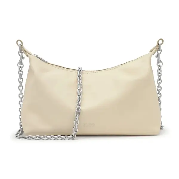 Kožená kabelka Tous HOLD šedá barva, 2002288801