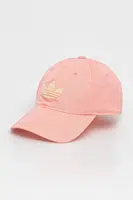 Kšiltovka adidas Originals růžová barva, s aplikací, JD5353