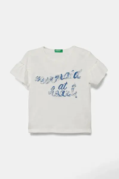 Dětské bavlněné tričko United Colors of Benetton