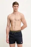 Plavkové šortky Tommy Hilfiger tmavomodrá barva, UM0UM03455