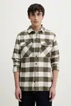 Košile Dickies pánská, zelená barva, relaxed, s klasickým límcem, DK0A4XDZC481