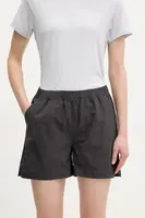 Outdoorové šortky Helly Hansen Vetta šedá barva, high waist, 63184