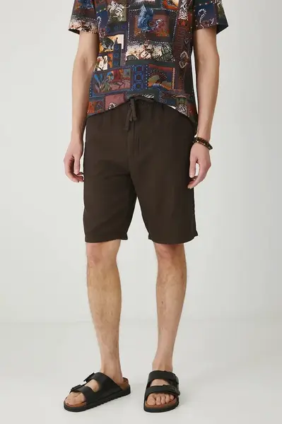 Šortky s příměsí lnu Medicine