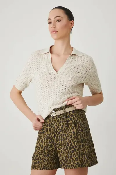 Šortky s příměsí lnu Medicine