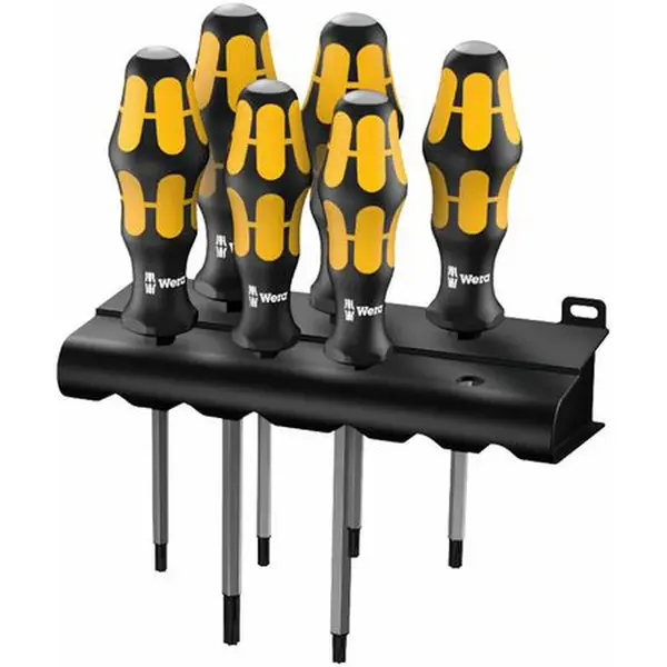 Wera 024410 6-dílná sada šroubováků TORX Kraftform 977/6 - sekací