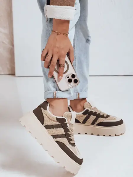 Dámske nízke tenisky na platforme