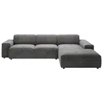 Livetastic ROHOVÁ SEDAČKA, textil, tmavě šedá