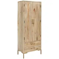 MID.YOU ŠATNÍ SKŘÍŇ, mangové dřevo, přírodní barvy, 75/192/45 cm