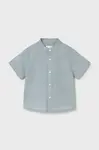 Dětská košile s příměsí lnu Mayoral