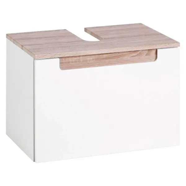 Held SKŘÍŇKA POD UMYVADLO, bílá, Sonoma dub, bílá, 60/40/35 cm
