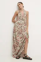 Šaty Answear.LAB béžová barva, maxi