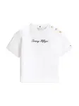 TOMMY HILFIGER Tričko  čierna / biela