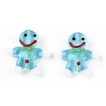 Gingerbread Man Handmade Lampwork Beads
