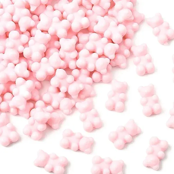 100Pcs Opaque Acrylic Beads