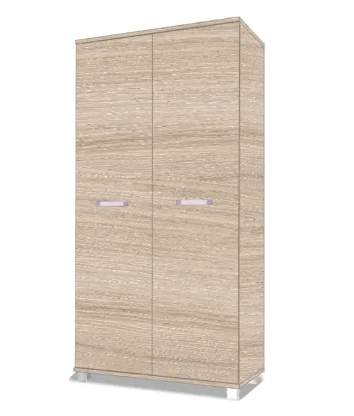 Šatní skříň Maximus M2 Barva korpusu: Dub Sonoma, Rozměry: 100 cm