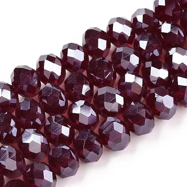 Electroplate Glass Beads Strands