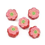 Printed Cinnabar Beads