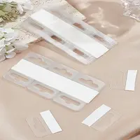 100Pcs Rectangle Self Adhesive PET Hanging Tabs