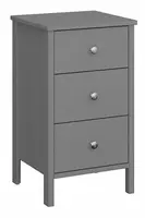 Noční stolek ii viktoria - šedá