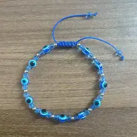 Evil Eye Resin Braided Bead Bracelets