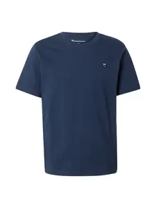 KnowledgeCotton Apparel Tričko 'Alder'  tmavomodrá