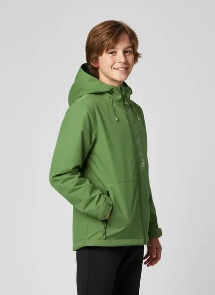 Husky Neoni K 152, green Dětská hardshell bunda