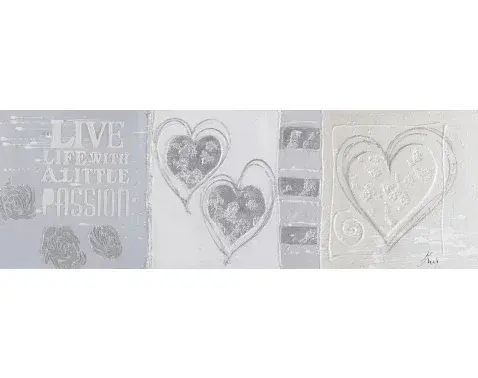 Obraz na zeď Srdíčka, ručně malovaný