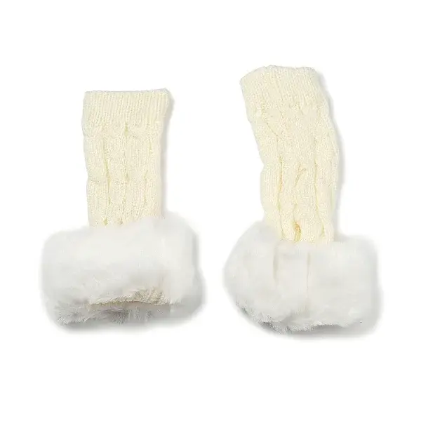 Acrylic Fibers Knitting Fingerless Gloves