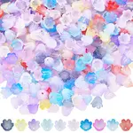 500Pcs 10 Colors Two Tone Acrylic Bead Caps